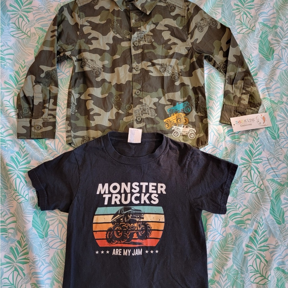Monster struck boys bundle NWT